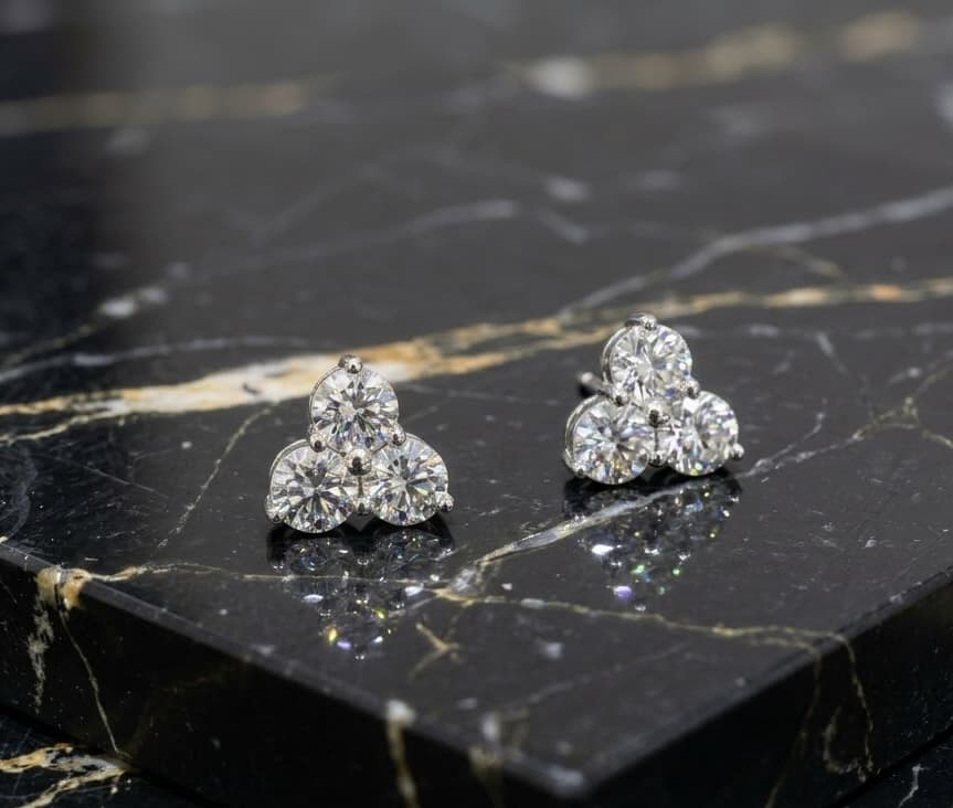 Diamond earrings