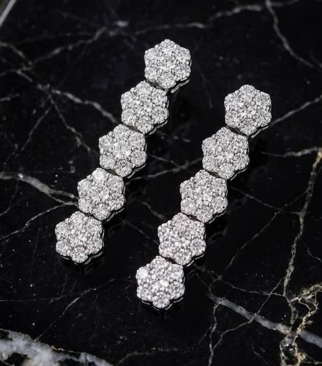 Diamond earrings